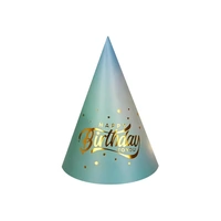 Парти шапка - Happy Birthday синя