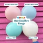 Снимка 2 на Пакет балони Gemar Marshmallow - Микс 15бр